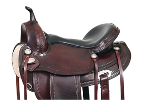 Selle Western en cuir véritable de qualité supérieure pour cheval Selle de course pour équitation Selle Western - Product Image 2