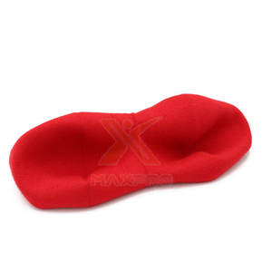 Bérets écologiques les plus vendus, dernier style, couleur rouge, accessoires d'uniforme, bérets - Product Image 2