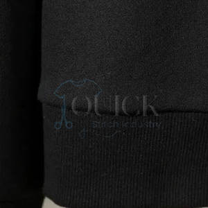 Sudadera de mezcla de algodón a precio de fábrica nueva llegada algodón mezclado logotipo personalizado Slim Fit sudadera con diamantes de imitación - Product Image 4