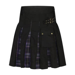 Prix de gros Kilts écossais design personnalisé Kilts utilitaires de qualité supérieure avec baguettes de batterie en cuir fabriqué au Pakistan - Product Image 1