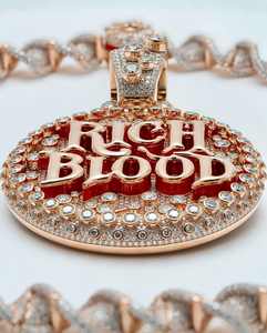 CONCEPTION Novedad Collar con Colgante de Oro Personalizado Estilo Hip Hop Certificado GRA, con Moissanita VVS Color D, Joyería de Fiesta con Incrustaciones de Moissanita - Product Image 4