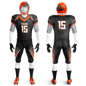 Uniformes de football américain personnalisés 100% polyester spandex nylon, nouveau design, uniformes de football américain, service OEM - Product Image 1