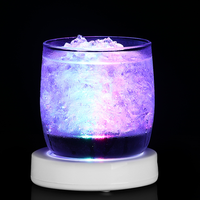 LED-Gewichtssensitive Untersetzer für Getränke Party Bar Geschenk Abschlussfeier Diwali Ramadan Mehrfarbig Langlebig Batteriebetrieben