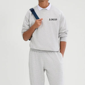 เสื้อสเวตเชิ้ตคอกลมทรงหลวมสำหรับผู้ชาย พร้อมบริการ OEM ราคาขายส่ง แขนยาว ระบายอากาศได้ดี และผ้าปรับได้ รุ่นปี 2026 - Product Image 1