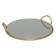 Stainless Steel Rose Gold Metal <b>Mirror</b> Serving <b>Tray</b> Eco-Friendly Customized Size for Hotel Ware and Wedding Party Decorative - Product Image 2