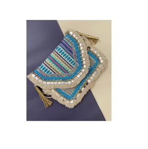 Sacs de pochette en toile de jute pour femmes avec poignée en chaîne Forme de taille personnalisée Sac fourre-tout en toile fait main de haute qualité Usage quotidien - Product Image 6