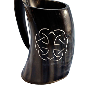 Taza de cuerno natural hecha a mano, jarra de cerveza vikinga sostenible para fiestas a un precio atractivo de Artisan Craft - Product Image 2