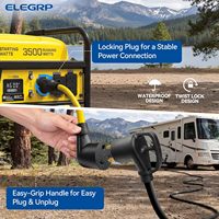 Cordon adaptateur pour générateur ELEGRP 30 ampères vers camping-car, NEMA L14-30P vers TT-30R, adaptateur de prise générateur 4 broches vers 3 broches