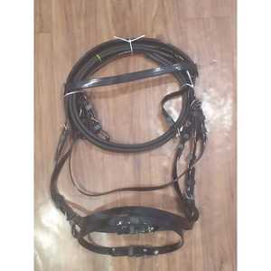 Brida de caballo de carreras ligera de alta calidad | Diseño impermeable recubierto de PVC | Cuero duradero | Estilo de equitación de resistencia occidental - Product Image 1