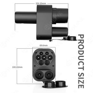 Adaptateur CCS2 vers NACS, nouveau, 250A DC, 80A AC, double mode, certifié CE TUV, étanche IP54, <span class=keywords><strong>charge</strong></span> <span class=keywords><strong>Tesla</strong></span>, <span class=keywords><strong>prix</strong></span> d'usine - Product Image 2