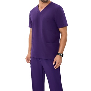 Wholesale Custom High Quality Hospital <b>Doctors</b> uniform Scrub Nursing Uniform <b>Sets</b> Medical Wear Men Scrub Suit MADE BY HS 2026 - Product Image 1
