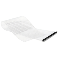 Film LED transparent flexible en couleur pleine, écran d'animation graphique, haute luminosité, auto-adhésif, fenêtre en verre pour la vente au détail