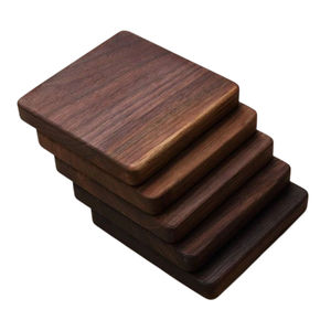 Vajilla Moderna para el Hogar, Madera Natural Marrón de Alta Calidad, Posavasos Ecológicos de 5 mm, Accesorios de Lujo, Precio al por Mayor - Product Image 1