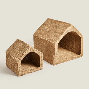 Venta al por mayor de lujo hecho a mano naturaleza algas marinas cómoda forma completa casa para mascotas y cama para gatos de Vietnam con precio barato - Product Image 6