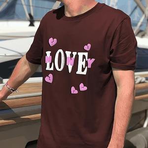 Camiseta de manga larga de algodón 100% de gran tamaño de verano para hombre de alta calidad 290 GSM con material transpirable y diseño de estampado Puff - Product Image 6