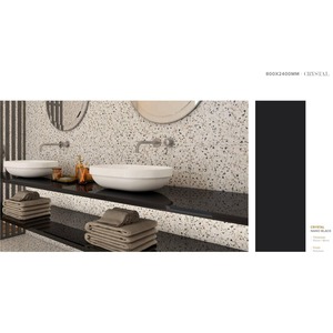 Haute brillance 800x2400mm grande taille 15/18mm épaisseur cristal Nano carreaux de marbre en porcelaine noire 80x240cm dalle de sol polie 20mm - Product Image 1