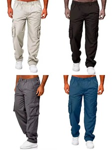 Jogger léger d'entraînement de haute qualité Collection d'été en coton biologique 100% Pantalons pour hommes Pantalons cargo de qualité supérieure - Product Image 2