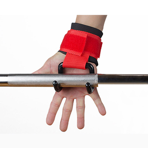 Crochets d'haltérophilie, crochets robustes personnalisés de 7mm, enveloppe de poignet rembourrée en néoprène, Support d'haltérophilie, sangles de gymnastique pour hommes - Product Image 3