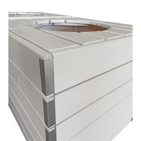 Grand kit de jardinière auto-arrosante en bois pour plantes d'extérieur - Bac à fleurs écologique