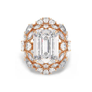 REYES, nuevo diseño, anillos de moissanita con certificación GRA de oro macizo de 14K para mujer, impresionante compromiso, regalo de boda, joyería fina - Product Image 2