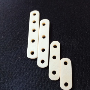 Perles d'écartement en os sur mesure avec 2 trous, 3 trous, 4 trous et 5 trous, idéales pour les créateurs de colliers et de bracelets à revendre - Product Image 4