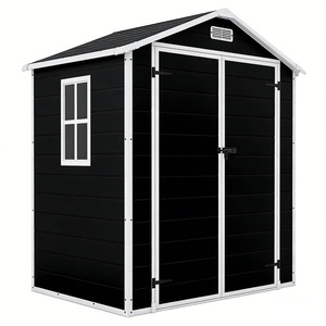 VERTAK 4*6Ft Outdoor Plastic <strong>Storage</strong> Shed Weather Resistant Garden Tool <strong>Storage</strong> Shed Backyard Utility Room with Foundation - Product Image 2