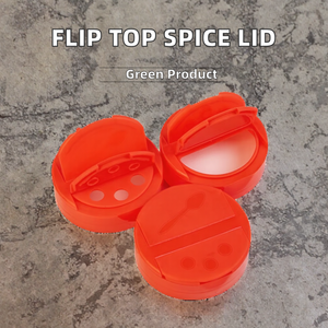 Plastic Eco-friendly Flip Top Lid Screw-on Closure 100ml Capacity BK Brand 38mm Model for Spice Salt <b>Shaker</b> <b>Bottle</b> <b>Bottles</b> - Product Image 2
