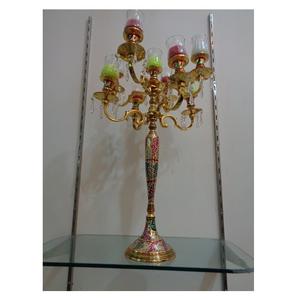 เชิงเทียนสำหรับตกแต่ง,เชิงเทียนโลหะสีทองสำหรับงานแต่งงานและวันคริสต์มาส - Product Image 1