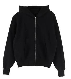 2025 Meilleure vente Zipper-Up Winter Hoodies Top Nouveau style avec col à capuche à motif solide teint uni - Product Image 2