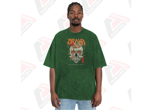 Élégant hommes lavage à l'acide t-shirt doux à la mode confortable - Product Image 2