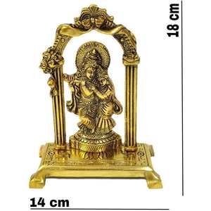 New Jaipur Handicraft Metal <strong>Radha</strong> <strong>Krishna</strong> Statue Decorative Showpiece God Idol for Home or Office - Product Image 4
