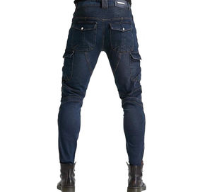 Pantalones de motorista de mezclilla de carreras, pantalones de mezclilla de motocicleta elásticos cómodos personalizados OEM a precio razonable - Product Image 2