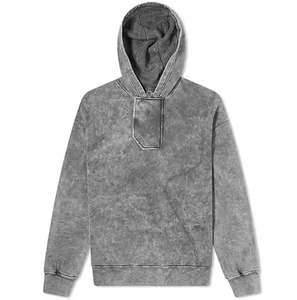 เสื้อฮู้ดผ้าซักกรดสำหรับผู้ชายผ้าคอตตอน100% มีสีต่างกันมีโลโก้ตามสั่ง - Product Image 5