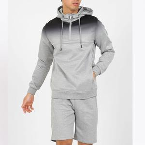 Conjuntos de Sudadera con Capucha y Pantalones Cortos Personalizados de Alta Calidad para Hombre con Diseño y Logotipo Personalizados, Conjunto de Pantalones Cortos para Hombre, Conjunto Deportivo de Dos Piezas con Estampado - Product Image 2