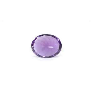 Piedra Preciosa Suelta de Amatista de 9.15 Quilates, Facetada, con Granate de Alta Calidad en Corte Oval y Trillón, Color Marrón/Rojo, con Reverso Plano - Product Image 2