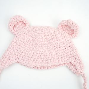 <span class=keywords><strong>Gorro</strong></span> de Fresa de Ganchillo de Lana para Bebé Niña, Venta al por Mayor - Product Image 5