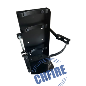 ขายึดสำหรับยานพาหนะสำหรับงานหนัก, ขายึดถังดับเพลิงและอุปกรณ์ยึดติด - เหล็ก St12 สีแดง, ใช้ได้กับถังดับเพลิงแบบแห้งขนาด 10 ปอนด์/ถังดับเพลิง CO2 ขนาด 5 ปอนด์ - Product Image 5