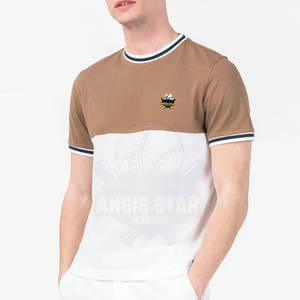 T-shirt pour hommes 100% coton col rond personnalisé OEM Logo personnalisé couleur Design T-shirt pour hommes vente en gros - Product Image 3