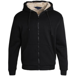 Sweats à capuche d'hiver personnalisés Hip Hop polaire à fermeture éclair à manches longues sweatshirts imprimés de dessins animés pour hommes de haute qualité - Product Image 1