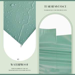 Bolsas de Envío de Polietileno Reciclables Ecológicas HUAMAO, Impermeables, Resistentes a Desgarros, Impresión Personalizable, Embalaje Duradero, Color Gris - Product Image 4