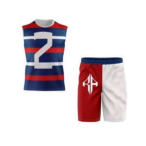 Uniforme de Fútbol Americano 7v7 para Hombre, Temporada 2025, Spandex/Poliéster, Alta Calidad, Cuello con Capucha, RIVIAN ATLANTIC - Product Image 1