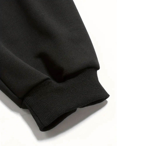 Nueva ropa de calle 100% algodón polar logotipo personalizado hombres Sudadera con capucha Unisex pulóver chándal con Jogger conjunto sudaderas ropa - Product Image 6