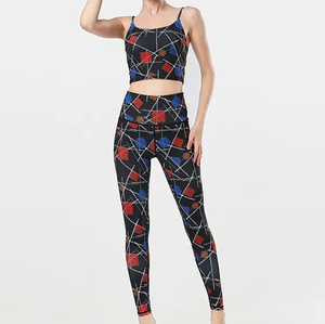 Conjunto de yoga para gimnasio personalizado sin costuras, mallas para mujer y Sujetador deportivo, conjunto de fitness - Product Image 3