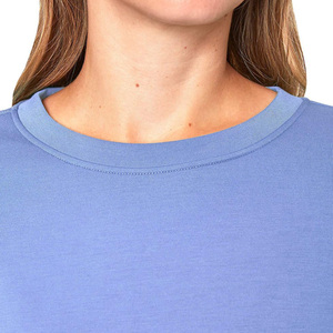 Femmes décontracté surdimensionné à manches longues sweats nouvelle mode goutte épaule col rond conception personnalisable Logo hiver - Product Image 3