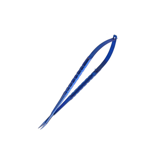 Bán Buôn Micro Phẫu Thuật Titan Màu Xanh Tráng Kéo 16Cm Mắt Phẫu Thuật Kéo Micro Lưỡi Dao Sắc Nét Cắt Kéo - Product Image 3