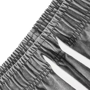 Vente chaude Marque De Luxe Style Personnalisé Poids Lourd Pierre Lavé Personnalisé 2 Pièces Ensembles Courts Hommes Surdimensionné O-Neck T-shirts D'été - Product Image 4