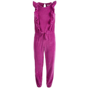 Tuta in Velluto Viola Epic Threads per Ragazze Grandi, Vestito Lavorato a Maglia con Stampa e Volant, Casual per Neonata, Estate Inverno Autunno - Product Image 1