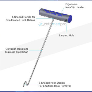 Herramienta para Quitar Anzuelos de Pesca Rápida, Extractor de Anzuelos Ergonómico para una Pesca Segura - Product Image 3