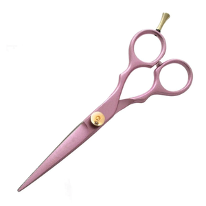 Ciseaux de coiffeur en acier inoxydable à utiliser à droite Ciseaux de coiffure bébé rose pour la beauté - Product Image 3