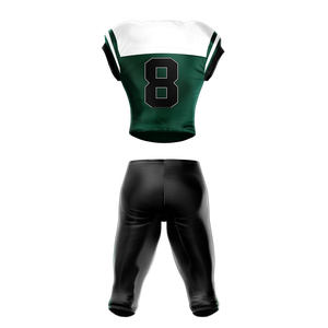 Uniformes de football américain en polyester de qualité supérieure-Ensembles de motifs à chiffres simples personnalisables - Product Image 5